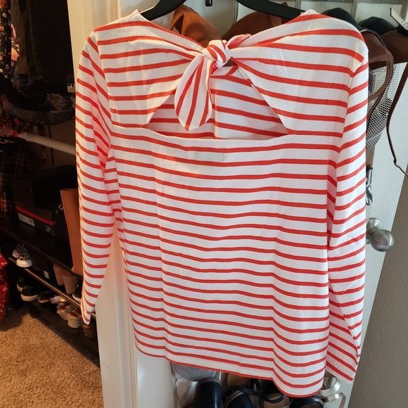 Jcrew tied back top mariner cloth - Picture 2 of 2